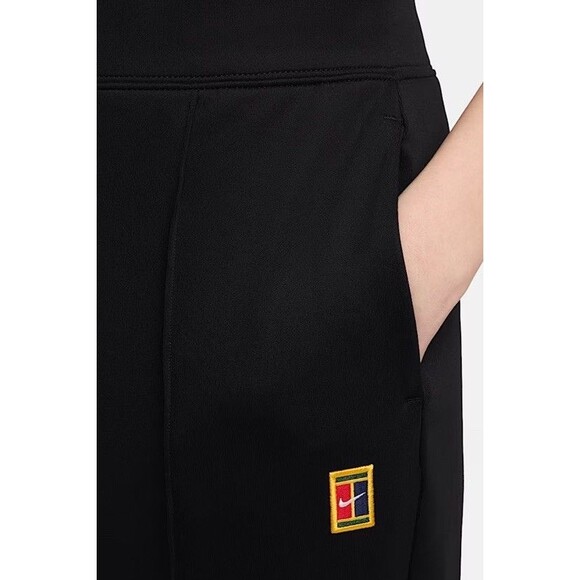 Nike Court Dri-Fit Knit Tennis Pants Sports Outdoors Black Women’s Size Medium - Picture 4 of 16